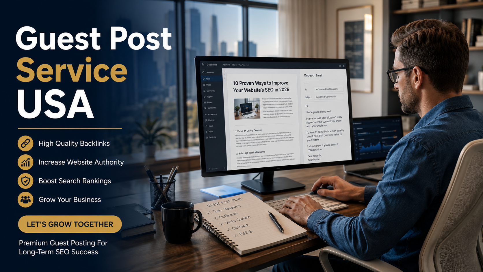 How a Guest Post Service USA Can Grow Your Website Traffic