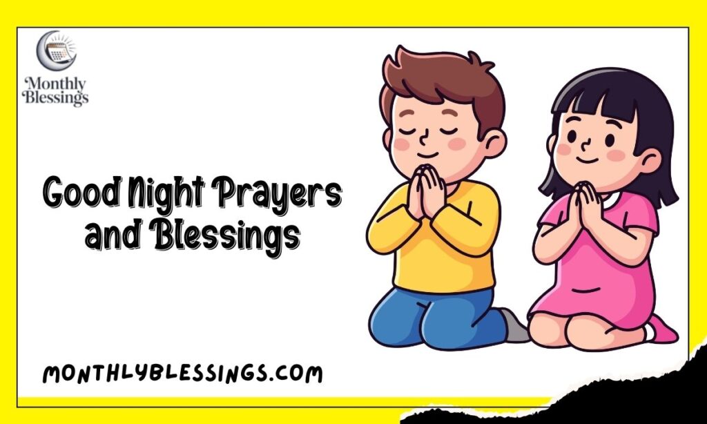 Good Night Prayers and Blessings