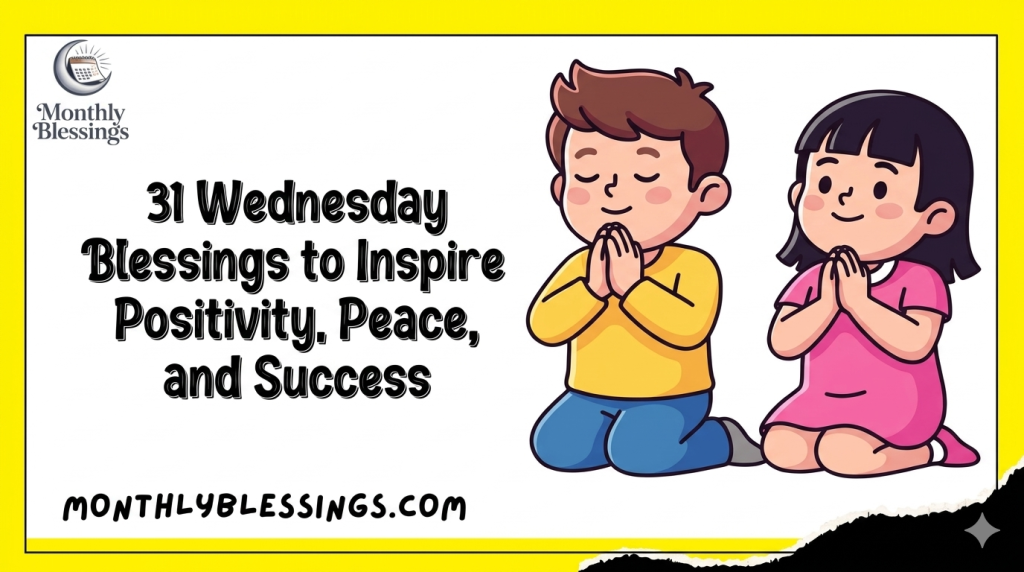 31 Wednesday Blessings to Inspire Positivity, Peace, and Success