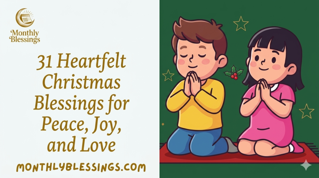 31 Heartfelt Christmas Blessings for Peace, Joy, and Love