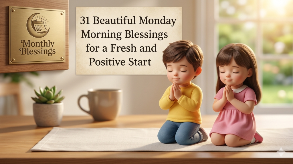31 Beautiful Monday Morning Blessings for a Fresh and Positive Start