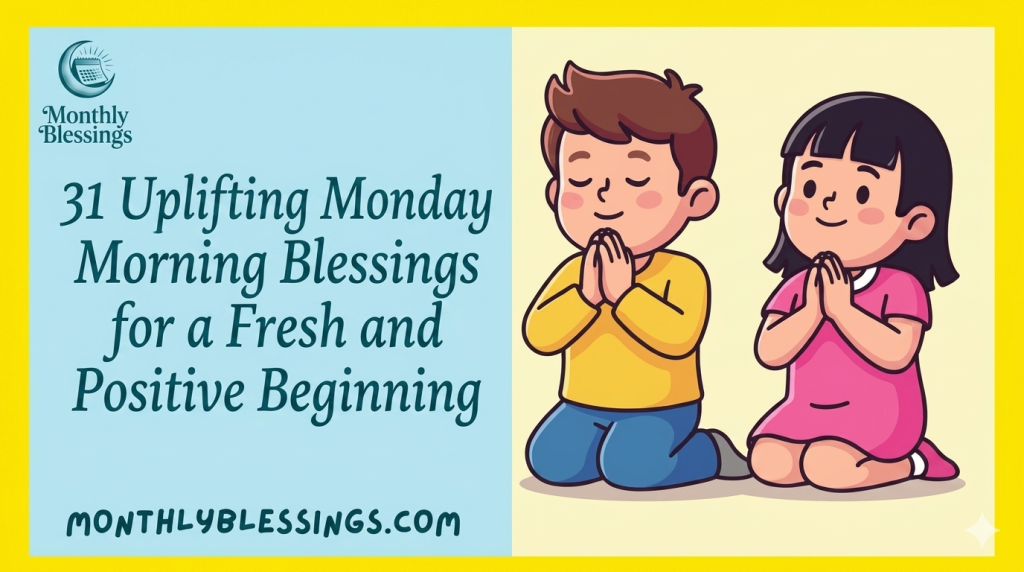 31 Uplifting Monday Morning Blessings for a Fresh and Positive Beginning
