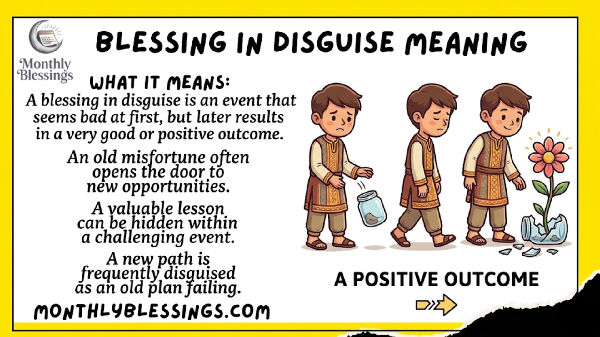 blessing in disguise meaning